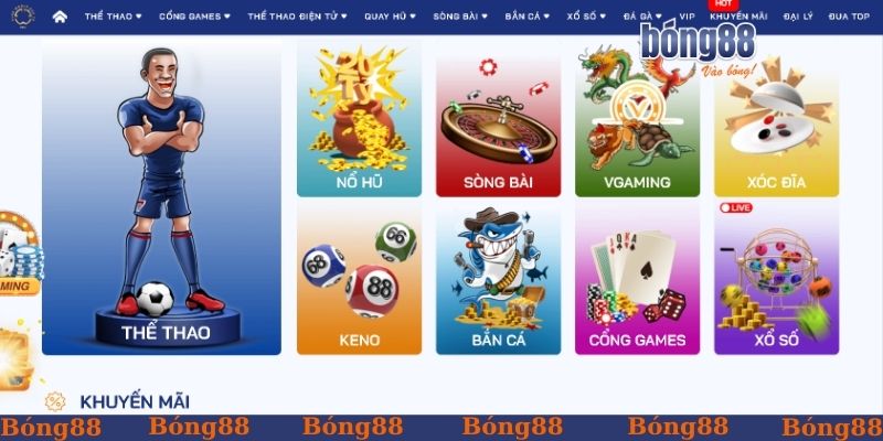 Khám phá kho game khủng chỉ có tại Bong88